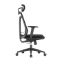 Кресло офисное черное сеткой CH05-40