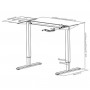 Рама стола Manual Desk SPECIAL EDITION механическая (N02-22R)